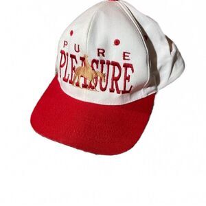 VINTAGE PURE PLEASURE TRUCKER HAT SNAPBACK CLOSURE